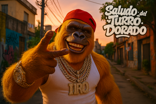 Saludos Personalizados De Turro Dorado